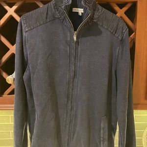 Calvin Klein Jeans Blue Zip Up Sweater